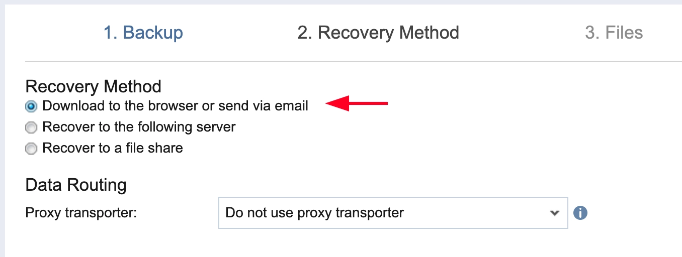Резервное копирование сервера с помощью службы INTROSERV Backup